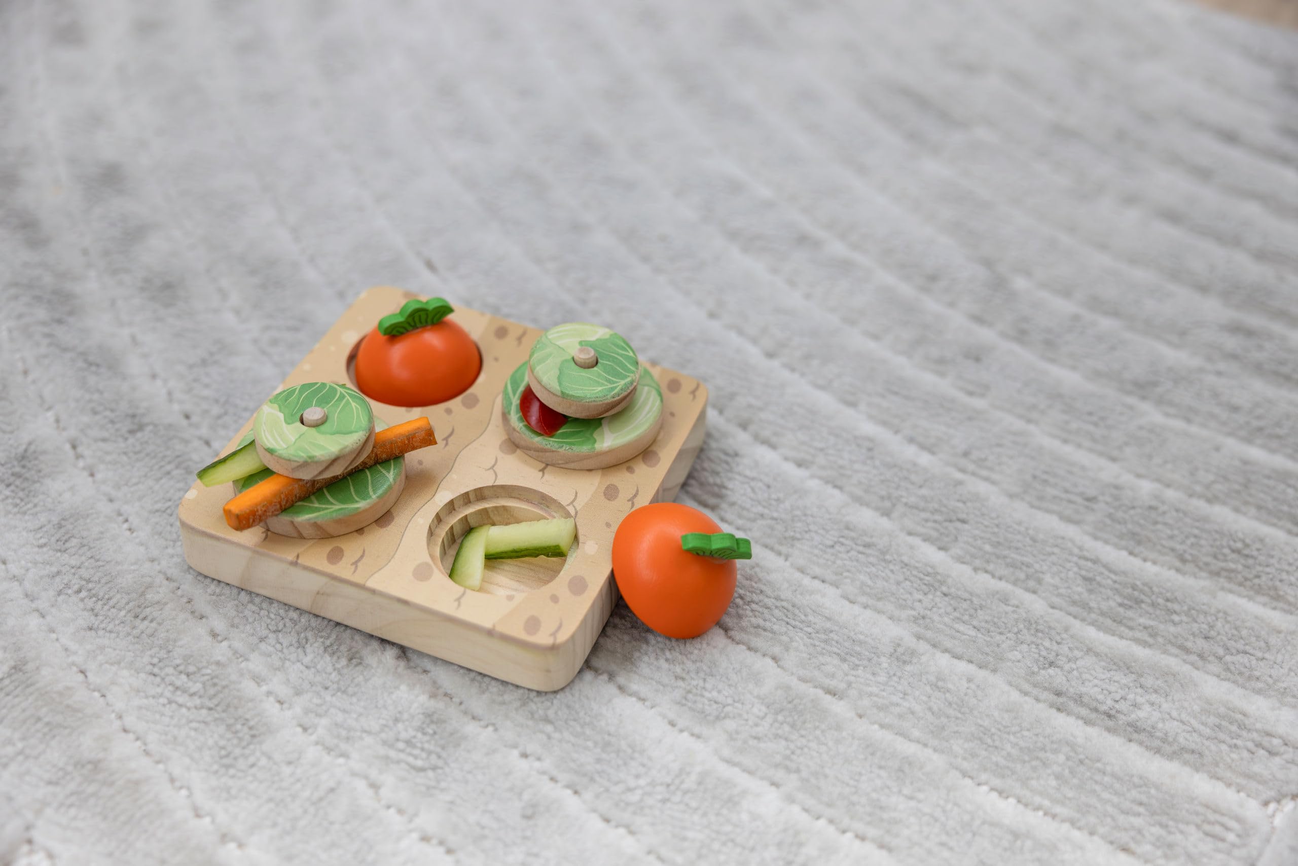 kerbl-pet-jouet-d-apprentissage-veggie-pour-lapin-15-x-15-x-6-cm-bois image 5