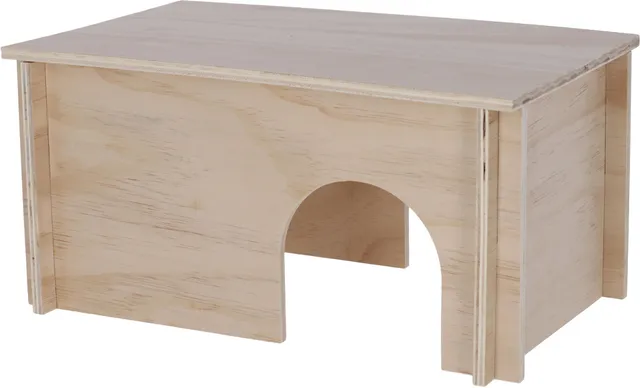 kerbl-maison-pour-rongeur-38-x-23-x-19-cm-avec-toit-amovible image 1