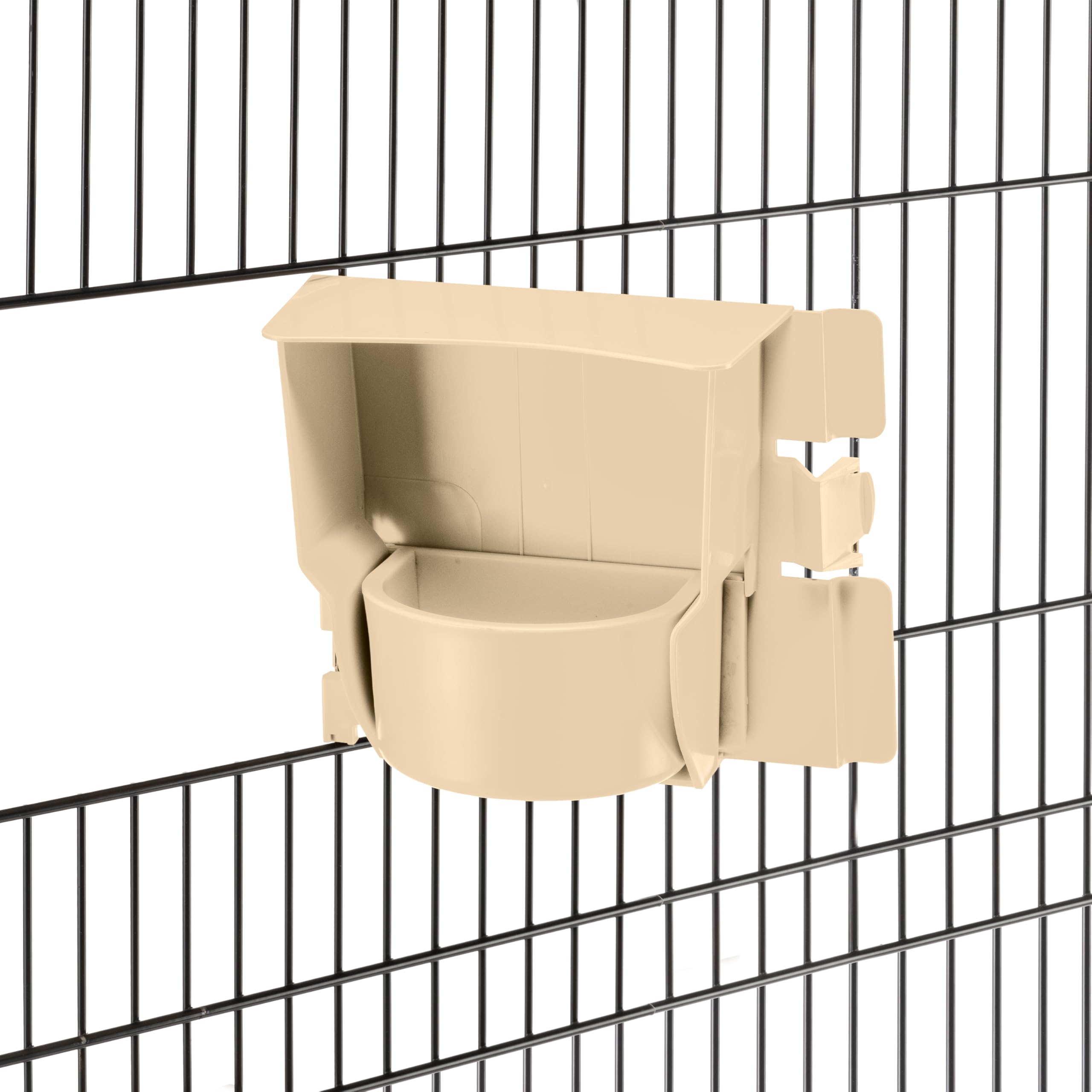 gamelle-ferplast-brava-4-pour-oiseaux-mangeoire-rotative-amovible-blanche-16-5-x image 6