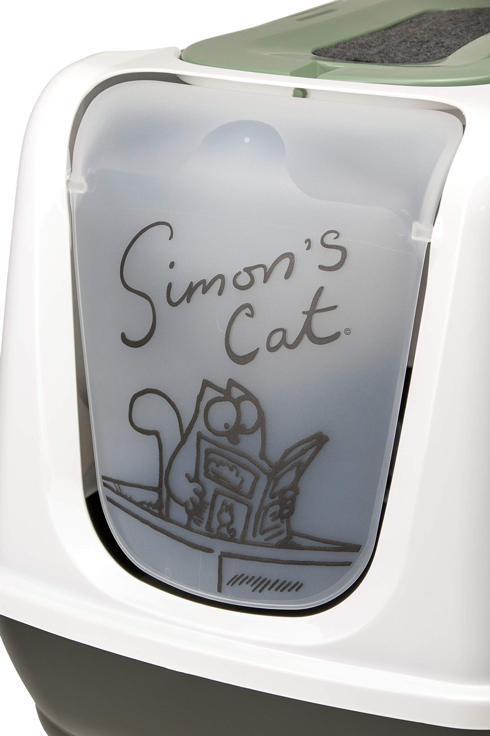 karlie-simon-s-cat-bac-liti-re-ferm-pour-chat-vert-l-50-x-l-37-x-h-39-cm image 3