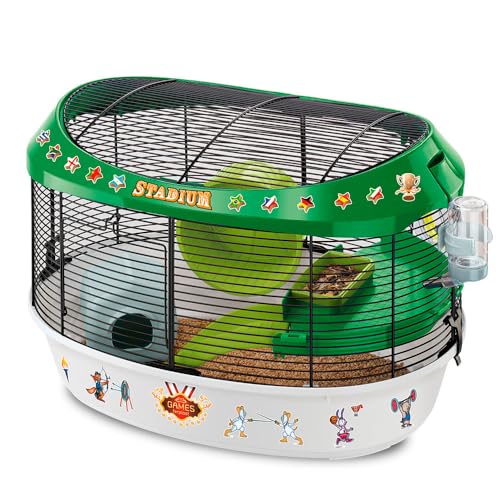 ferplast-stadium-cage-pour-hamster-avec-roue-et-accessoires image 4