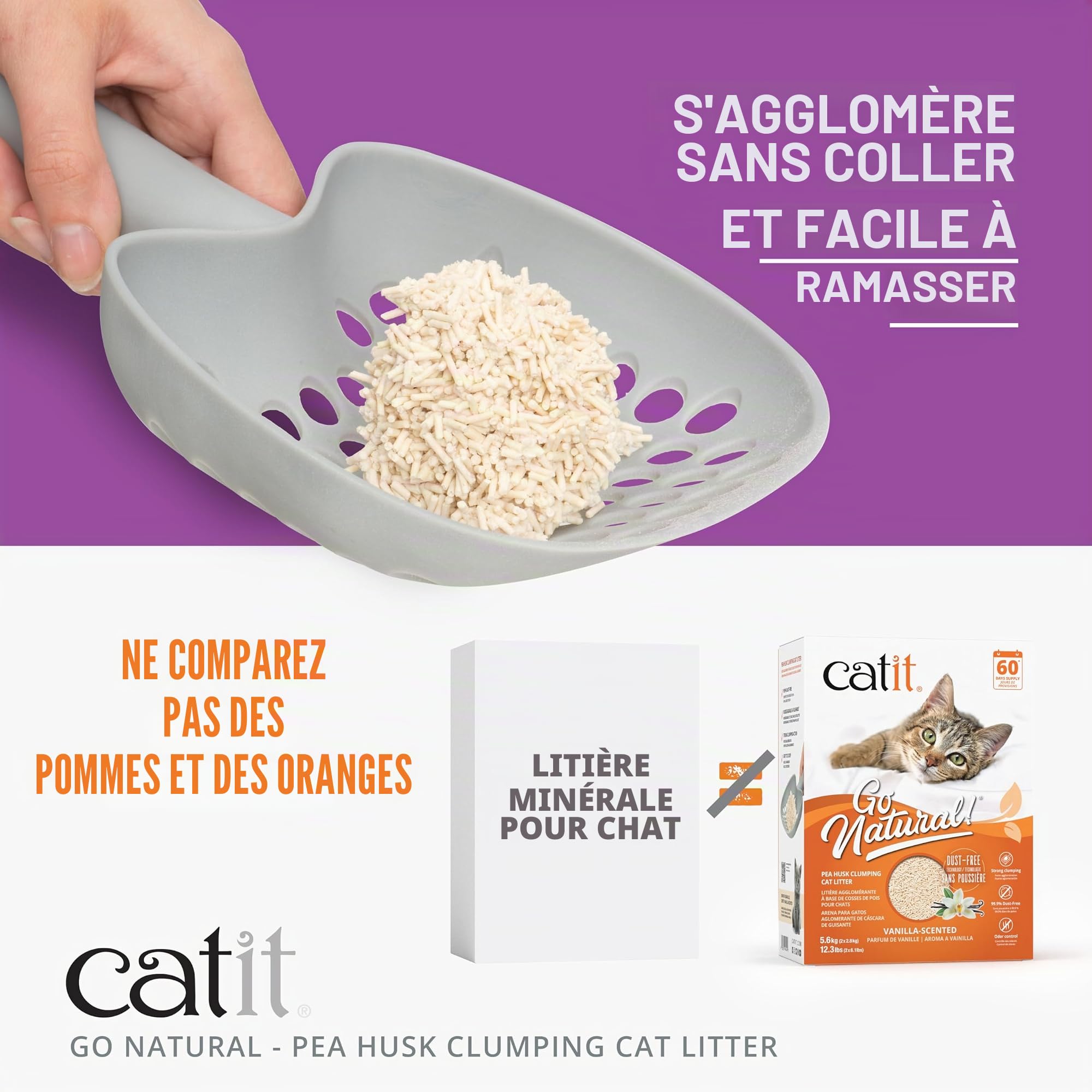 catit-go-natural-liti-re-agglom-rante-cosses-de-pois-vanille-5-6-kg image 4