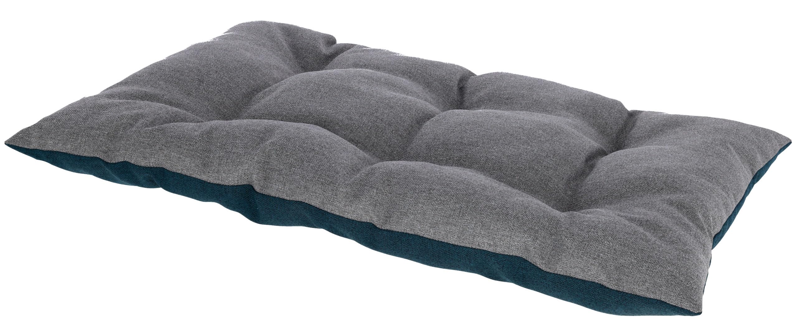 kerbl-pet-ely-coussin-r-versible-chiens-et-chats-gris-p-trole-75x115-cm image 3