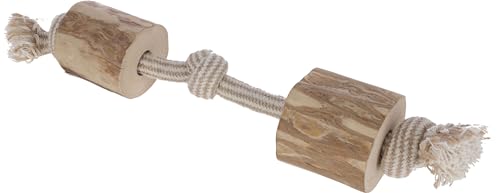 kerbl-pet-halt-re-bois-de-caf-35cm-jouet-m-cher-pour-chien-jute-et-coton image 3