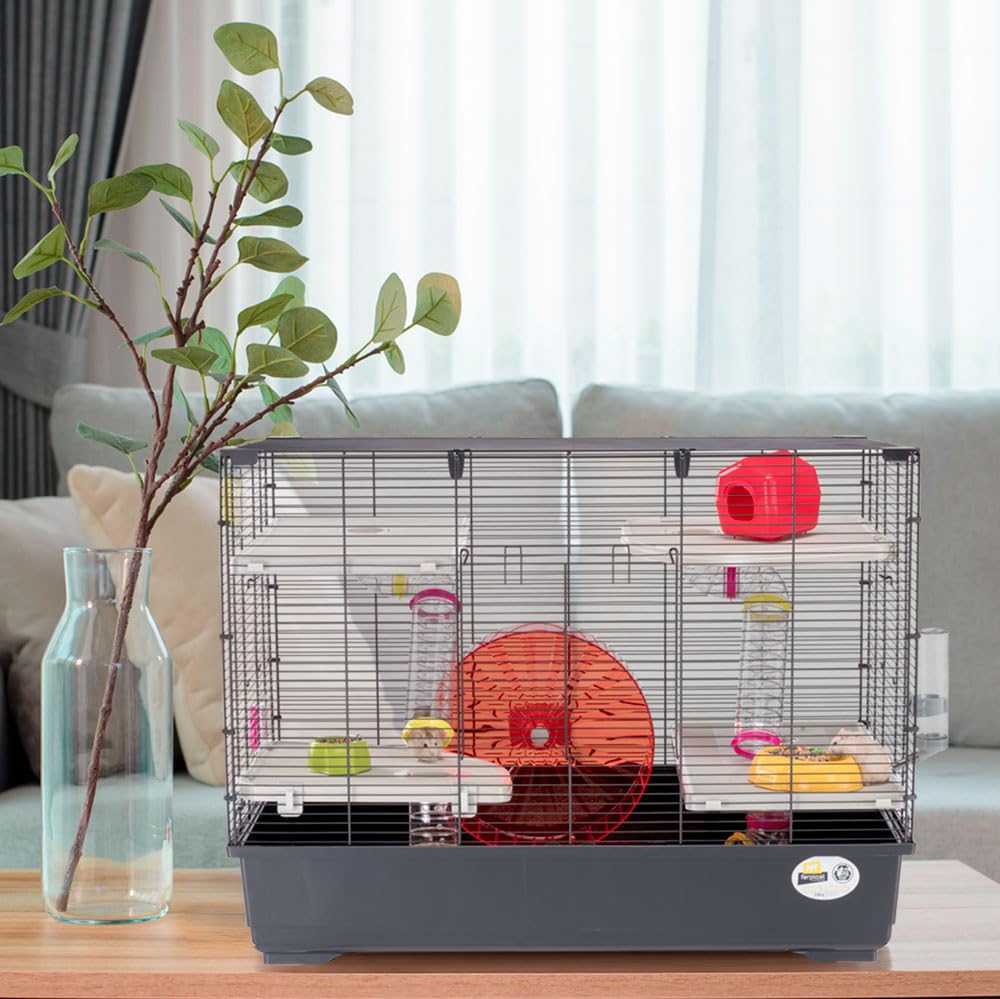 ferplast-village-80-cage-hamster-5-niveaux-82-x-51-x-62-cm-m-tal-plastique image 2