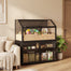pawhut-cage-hamster-avec-meuble-de-rangement-panneaux-acryliques-noire image 3
