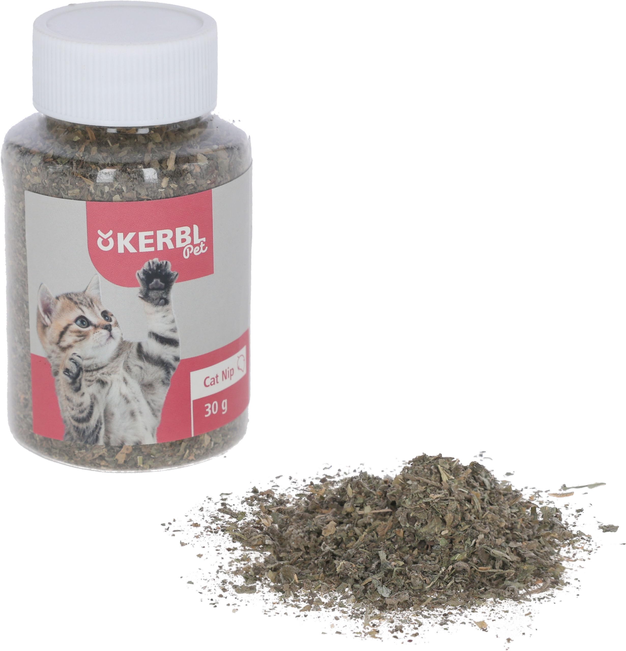 kerbl-pet-herbe-chat-moulue-30-g-bouteille-refermable image 2