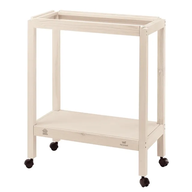 ferplast-stand-giulietta-4-support-bois-sur-roues-pour-cage-oiseaux-57-x-30-x-70 image 1
