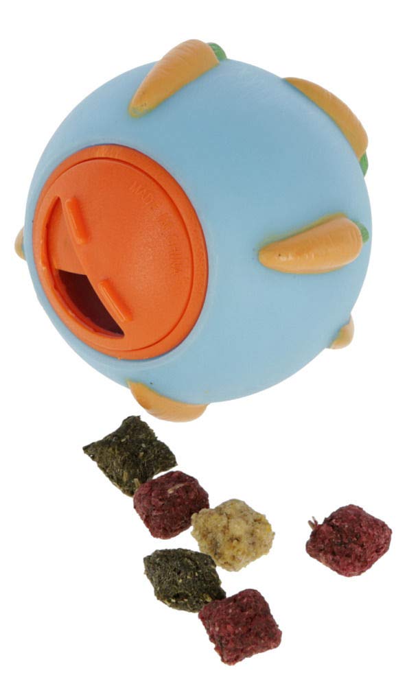 kerbl-pet-balle-friandises-7-cm-bleu-orange-pour-lapins-et-rongeurs image 3