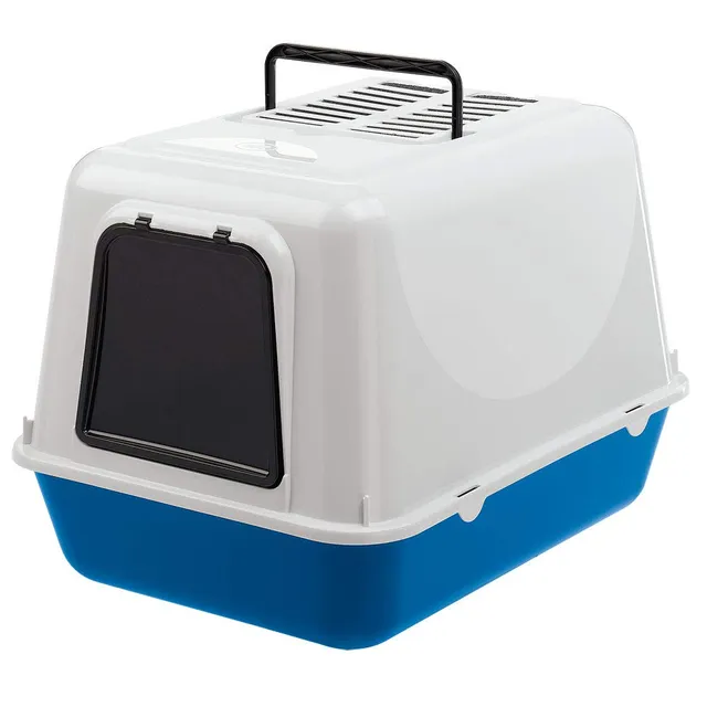 ferplast-toilet-clear-cat-20-blue-plt-bac-liti-re-pour-chat-bleu image 1