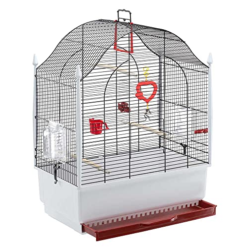 ferplast-villa-negra-cage-pour-petits-animaux-noire-toit-arrondi-avec-plateau-am image 8