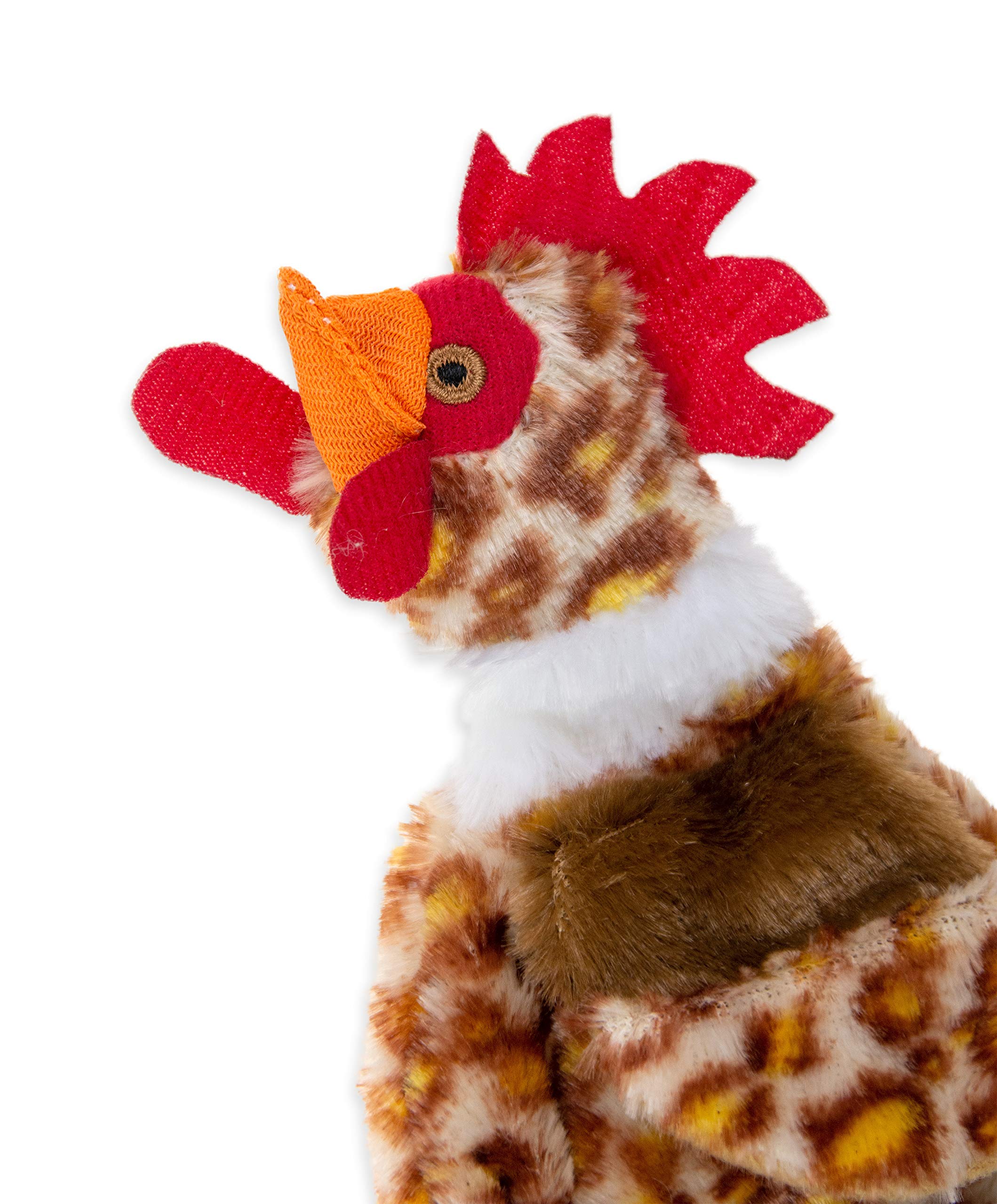 karlie-peluche-poulet-flatinos-l-25-cm-jouet-pour-chien-sans-remplissage-avec-co image 4