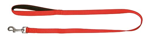 kerbl-miami-laisse-pour-chien-nylon-rouge-100-cm-x-20-mm-poign-e-souple image 5