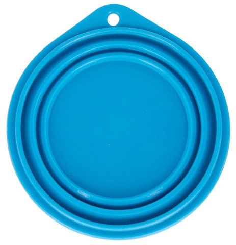 kerbl-pet-gamelle-de-voyage-silicone-bleu-250-ml image 3