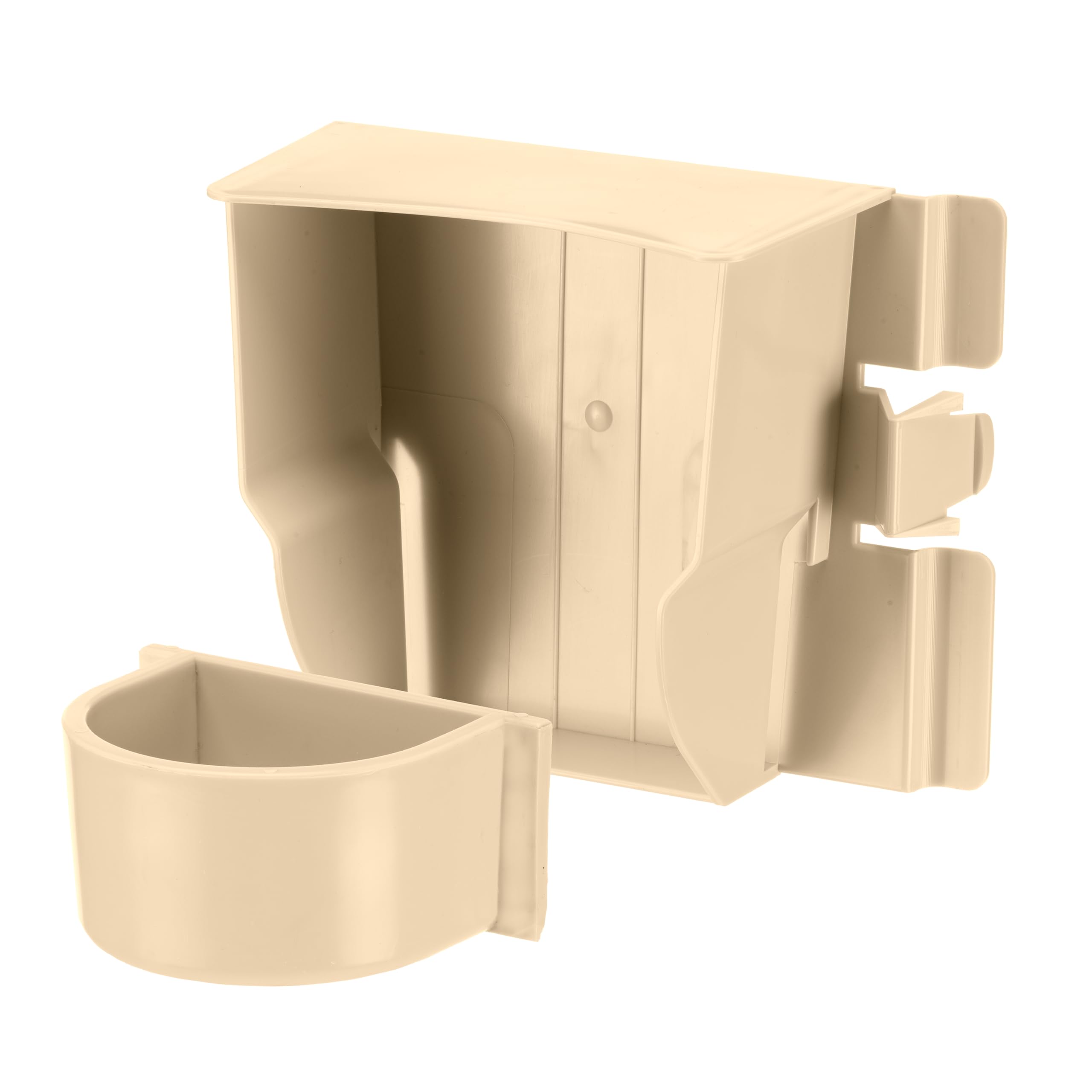 gamelle-ferplast-brava-4-pour-oiseaux-mangeoire-rotative-amovible-blanche-16-5-x image 4