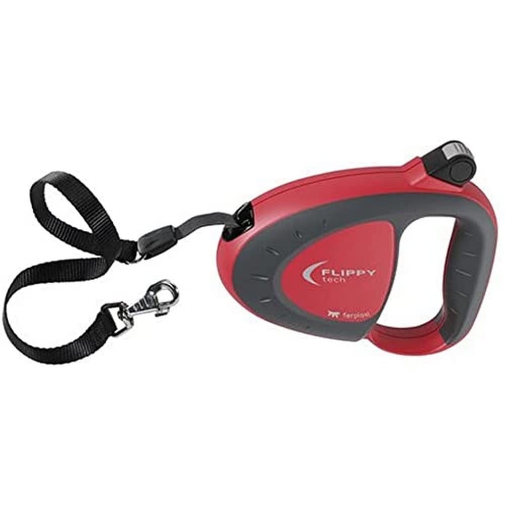 ferplast-flippy-tech-laisse-enrouleur-sangle-5-m-pour-chien-jusqu-50-kg-noir image 6