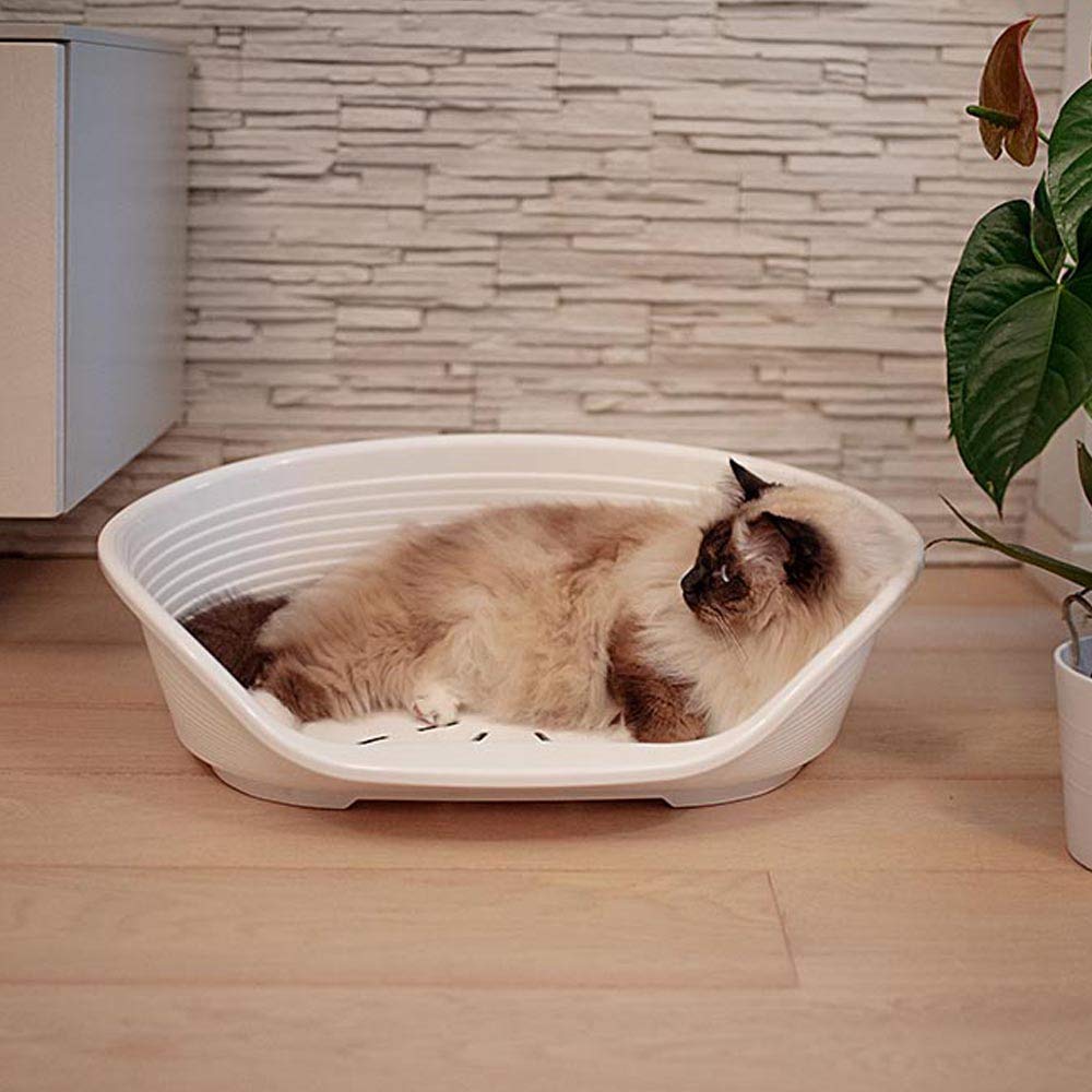 ferplast-siesta-deluxe-panier-chien-chat-plastique-54-x-35-x-h-21-5-cm-blanc image 3