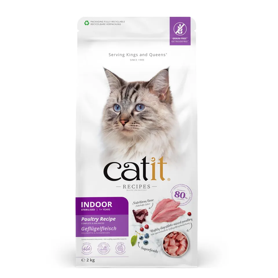 catit-recipes-croquettes-volaille-2-kg-pour-chat-st-rilis-d-int-rieur image 1