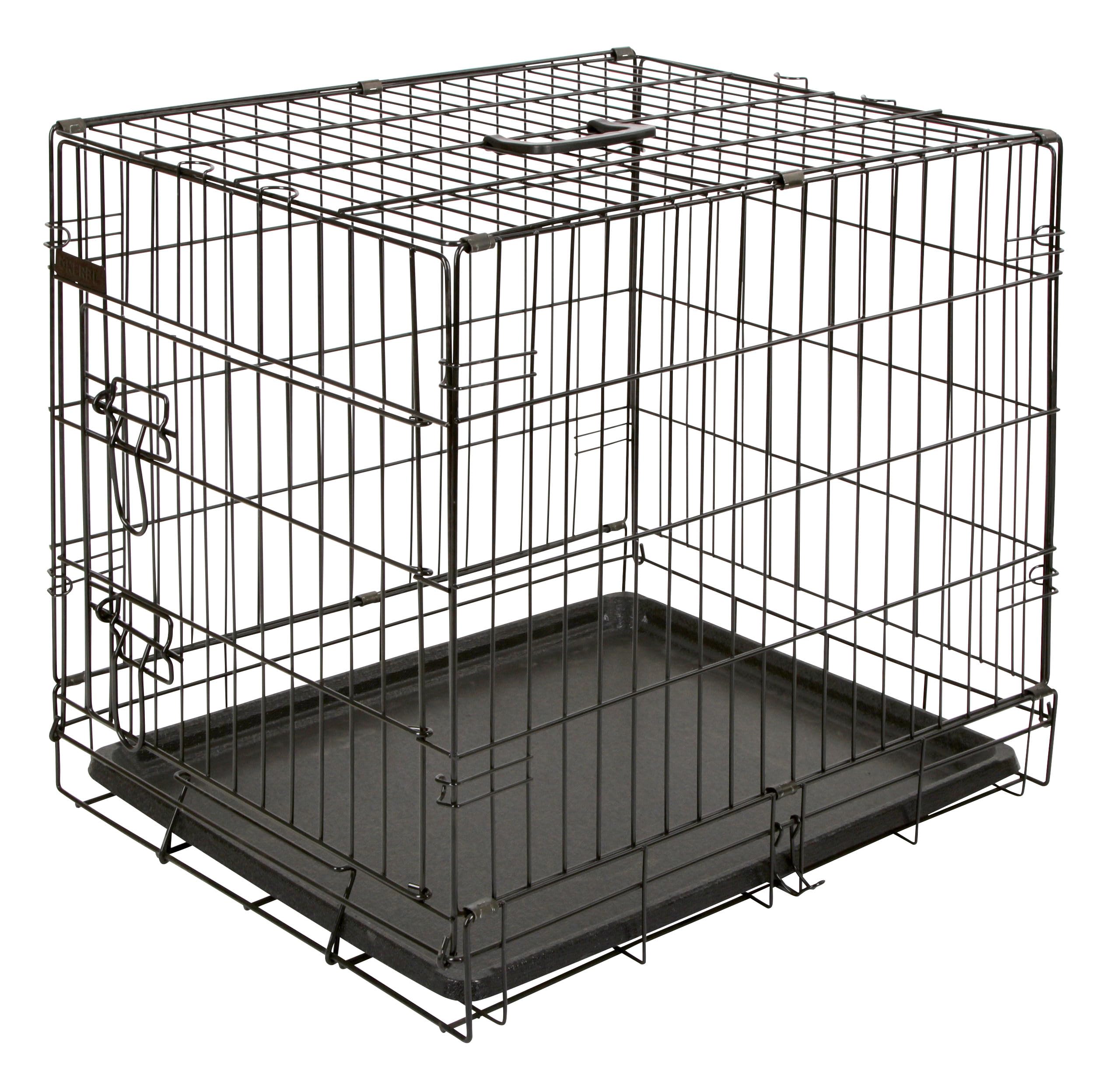 kerbl-pet-cage-de-transport-grillag-e-m-tal-noire-63-x-48-x-57-cm-1-porte image 1