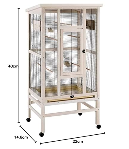 ferplast-wilma-voli-re-en-bois-beige-83-x-67-x-158-5-cm image 6