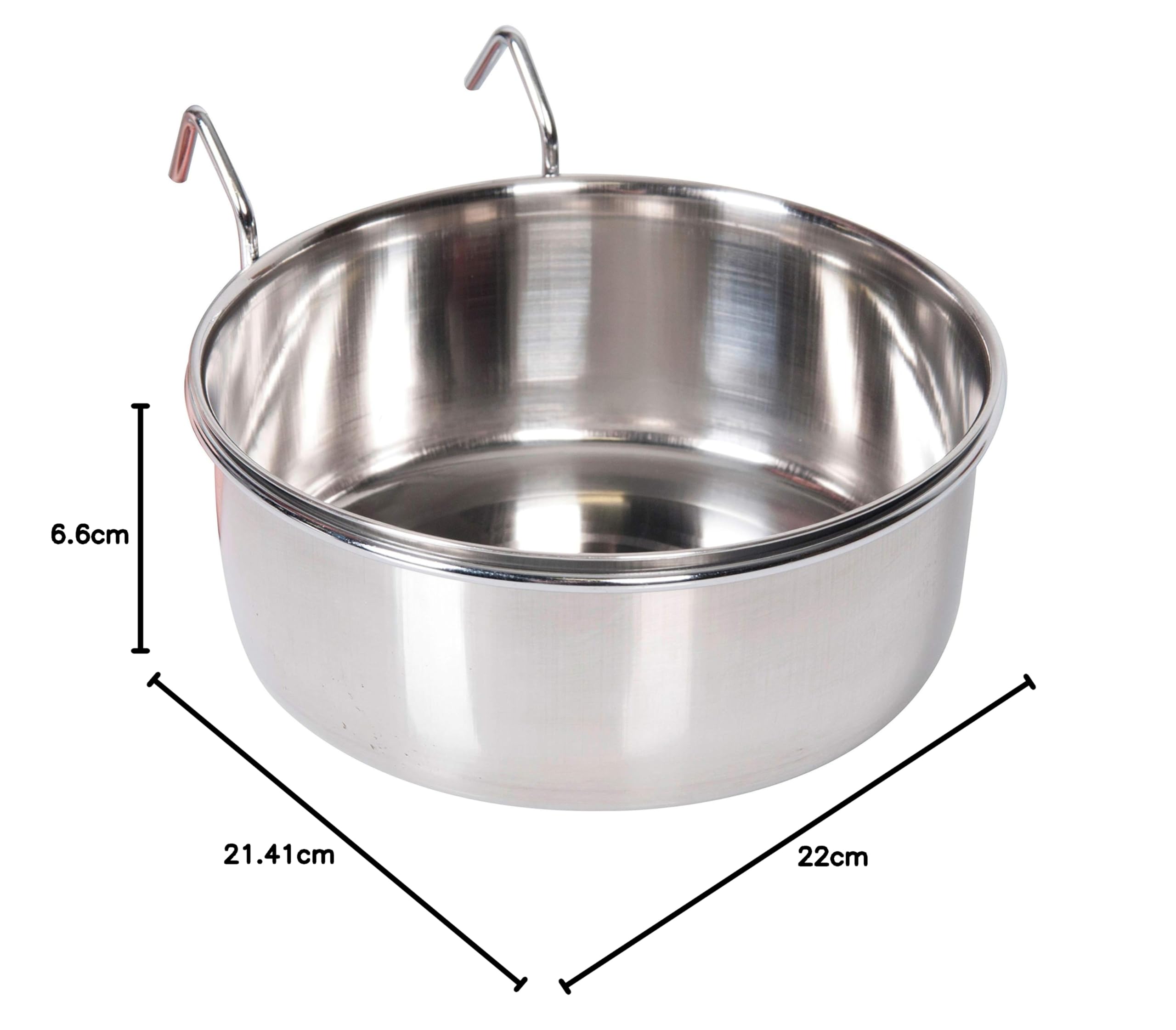 karlie-mangeoire-inox-crochet-pour-rongeur-800-ml-15-cm image 2