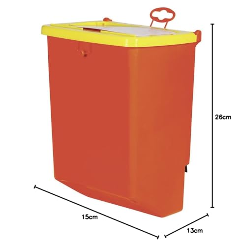 kerbl-distributeur-automatique-de-nourriture-pour-lapins-2500-ml-rouge-avec-couv image 8