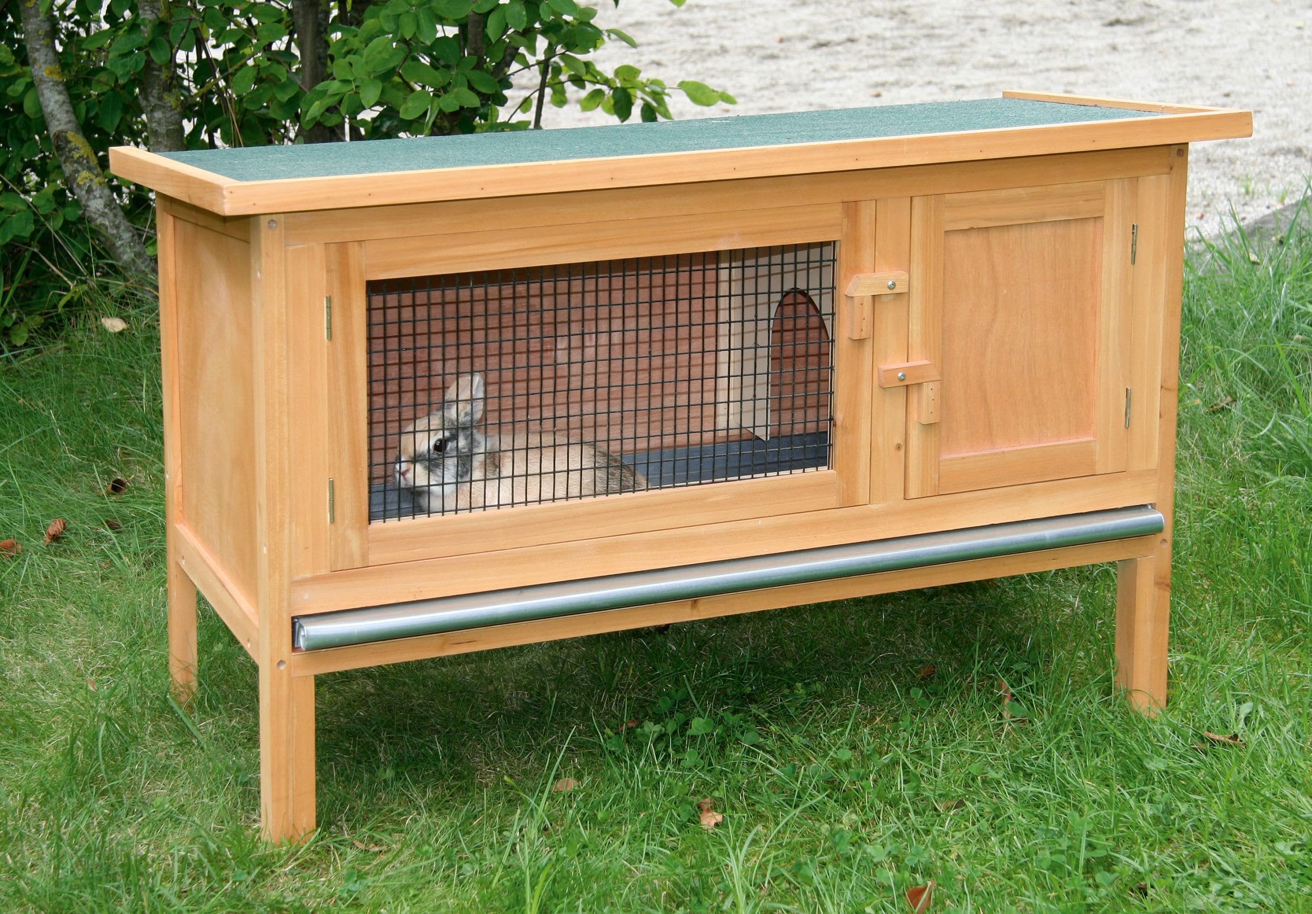 kerbl-abri-rongeurs-fred-100x45x62-cm-avec-bac-zingu image 2