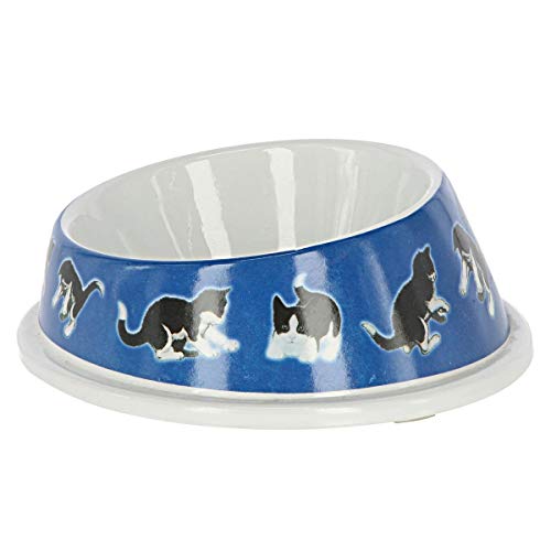 kerbl-gamelle-plastique-gris-blanc-140-ml-pour-chat-et-petit-chien image 2