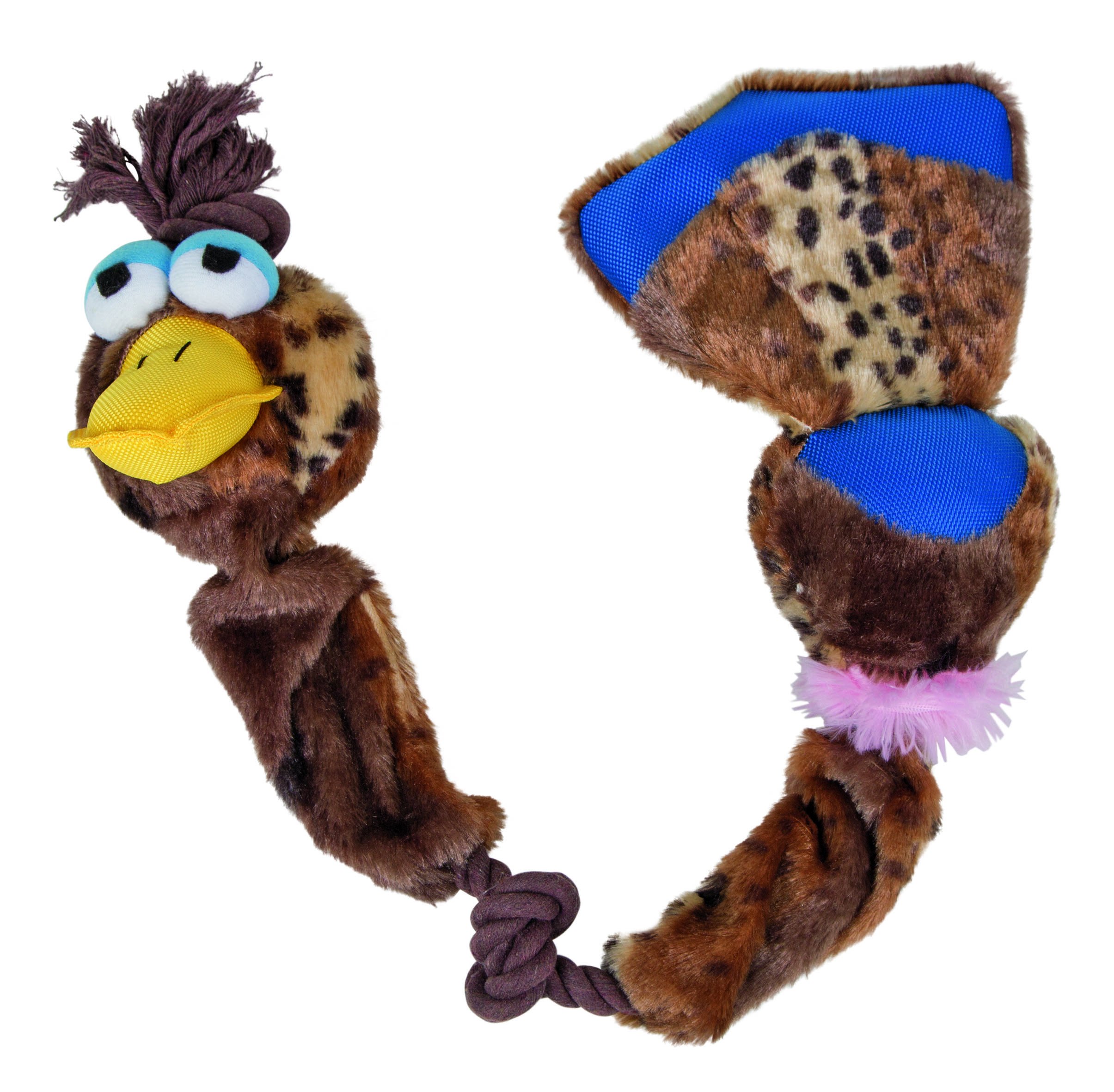 kerbl-huggo-canard-en-coton-avec-corde-65-cm-lot-de-2 image 2