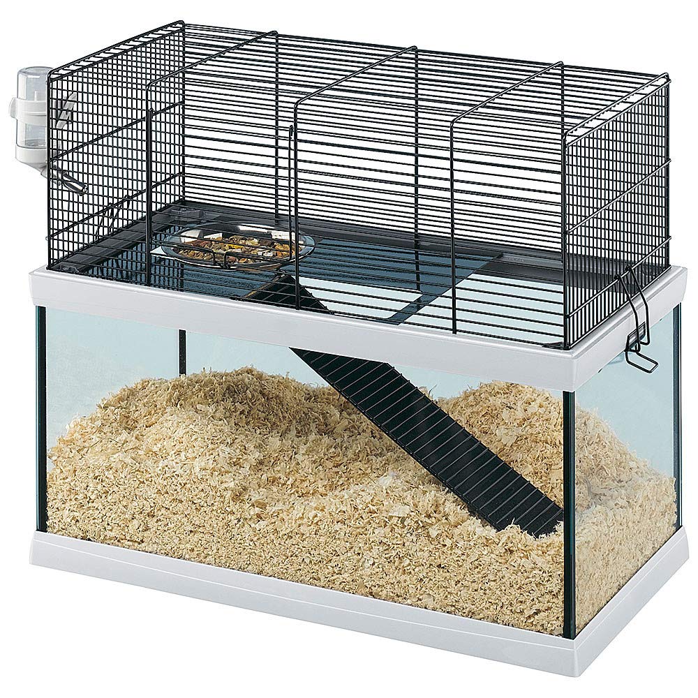 ferplast-gabry-50-cage-en-verre-pour-gerbilles-avec-accessoires image 1