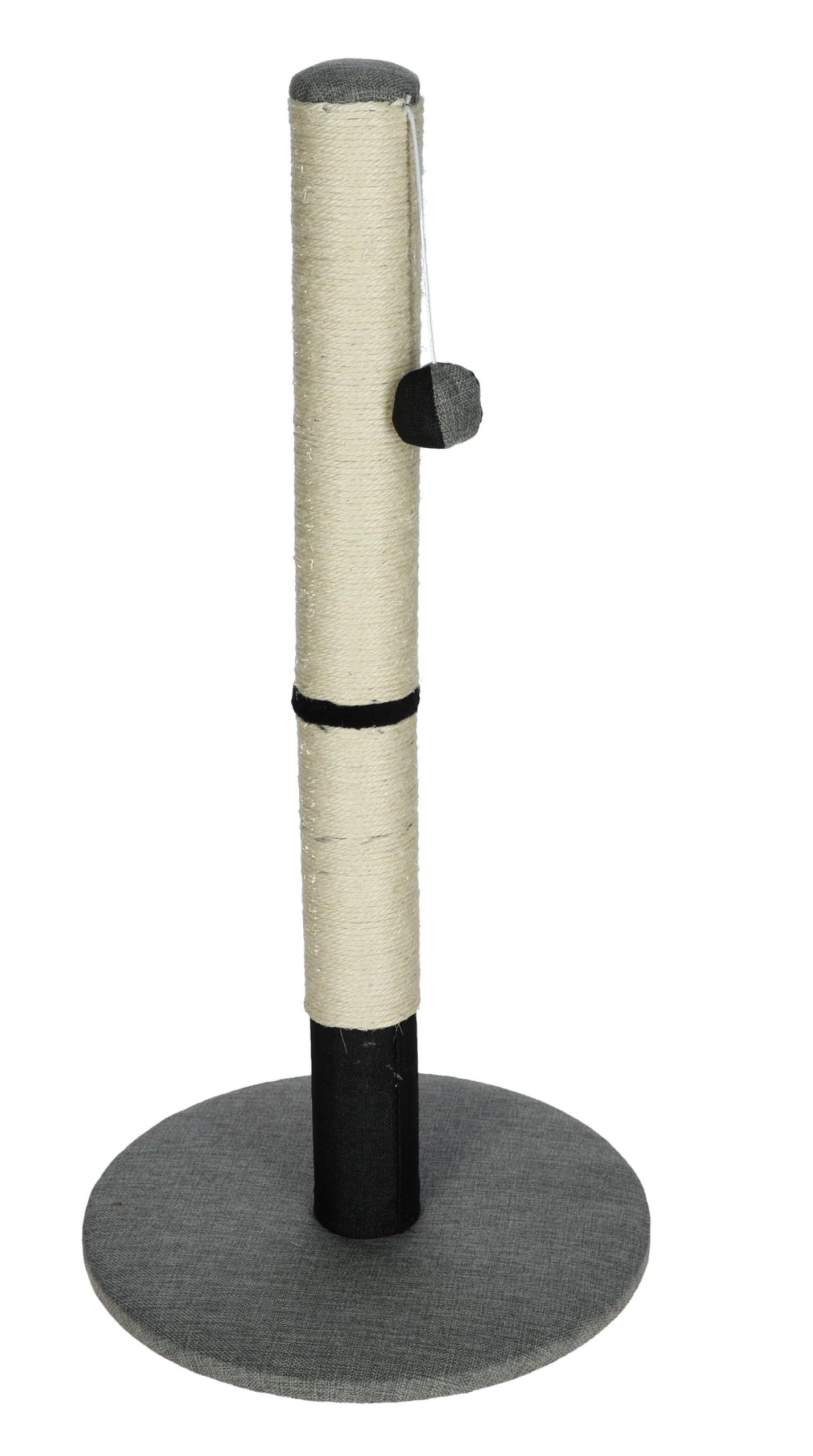 kerbl-pet-opal-pro-gris-noir-arbre-chat-40-x-40-x-80-cm-avec-balle-de-jeu image 2