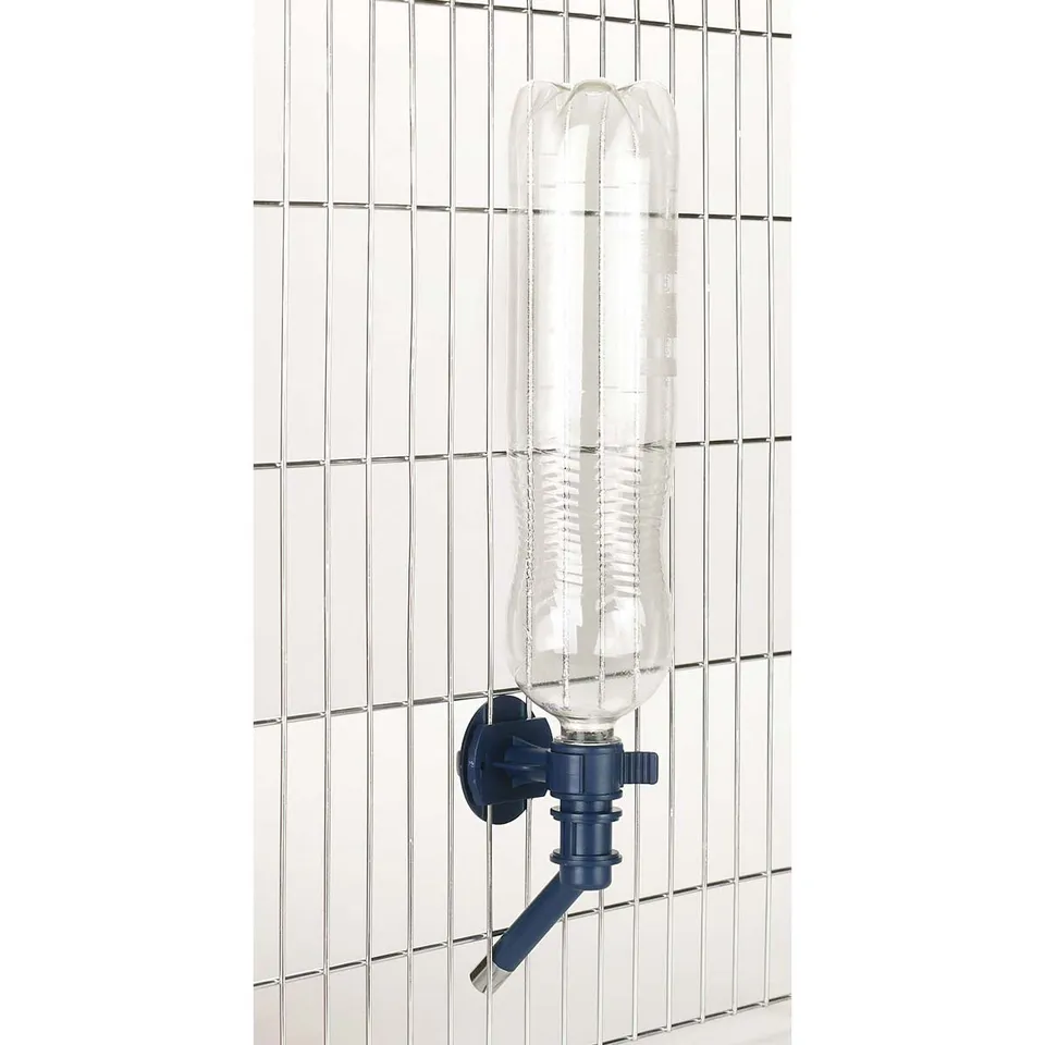 kerbl-aquaboy-porte-bouteille-pour-cage-en-inox image 1