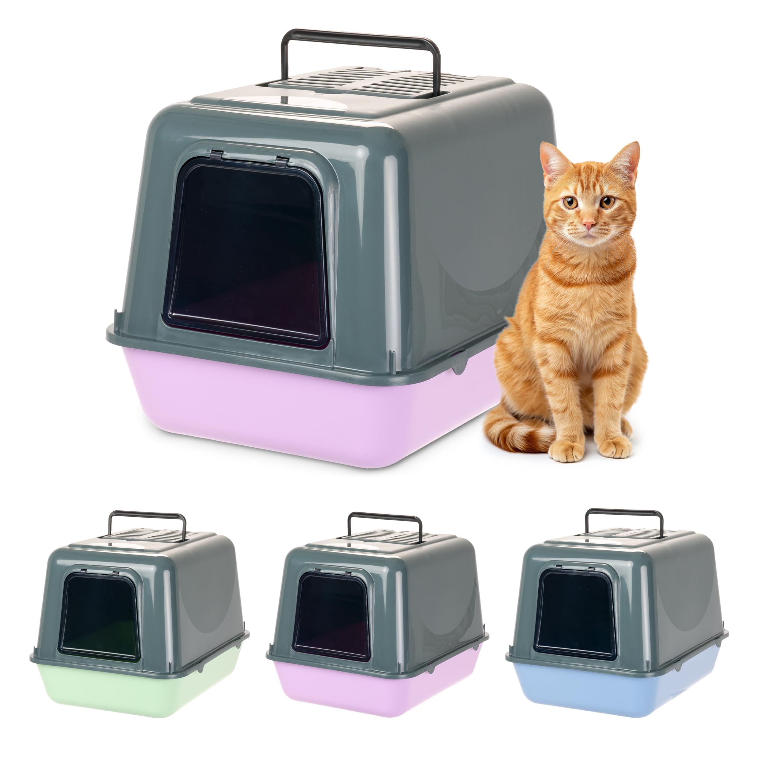 ferplast-clear-cat-20-maison-de-toilette-ferm-e-39-5-x-52-5-x-h-38-cm-avec-filtr image 8