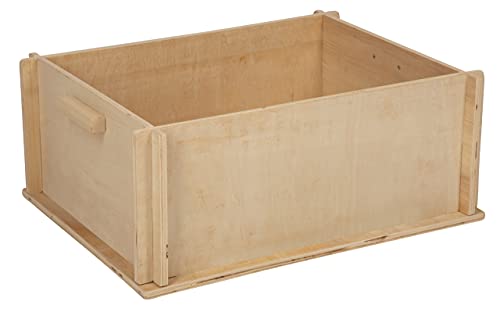 kerbl-pet-bac-creuser-bois-naturel-50-x-39-x-20-cm-avec-poign-es-de-transport image 2