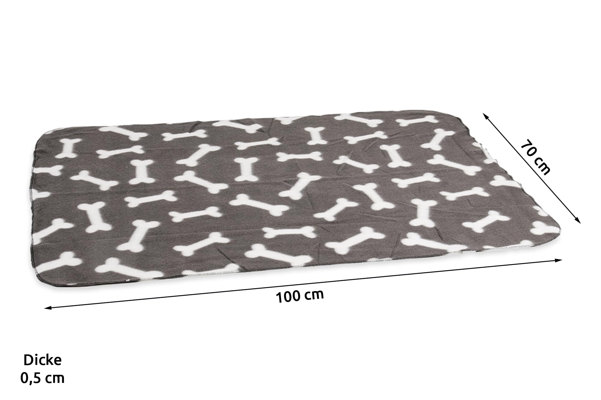 karlie-flamingo-couverture-polaire-chien-et-chat-grise-100-x-70-cm image 4