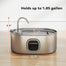 pawhut-fontaine-eau-inox-7l-pour-chats-et-chiens-avec-filtres-et-pompe-silencieu image 5