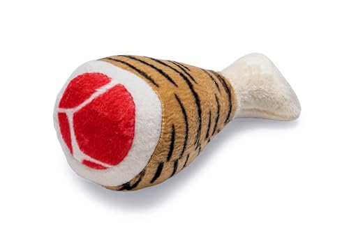karlie-jouet-en-peluche-tigre-pour-chien-avec-couineur-14-x-8-x-6-cm image 5