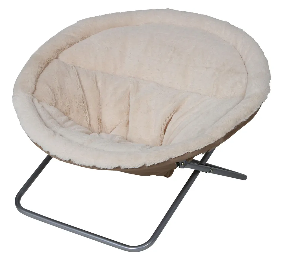kerbl-pet-panier-pour-chat-alice-beige-58-cm-hauteur-36-cm-peluche-pliable image 1
