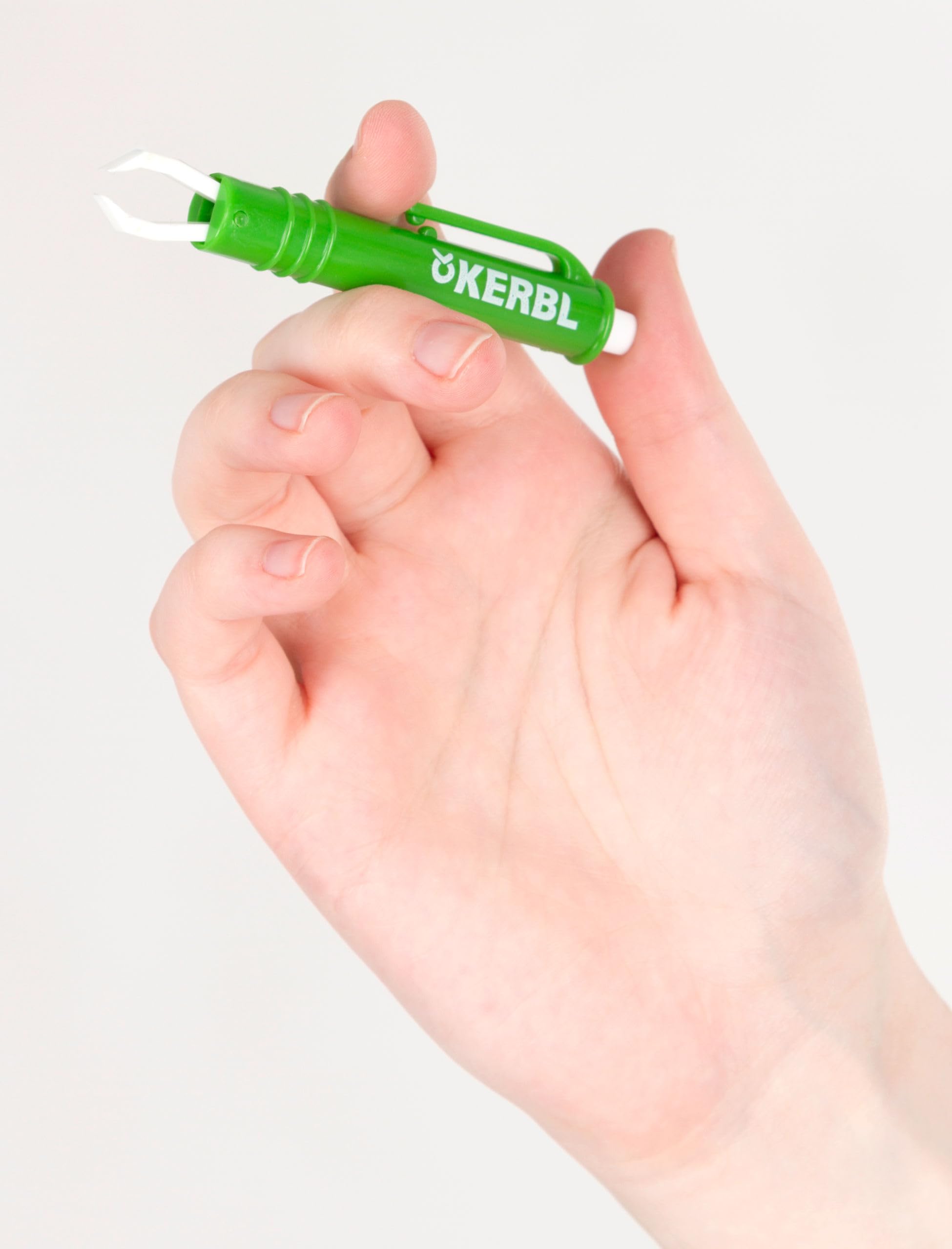 kerbl-pince-tiques-en-plastique-vert-pour-chat-lot-de-6-10x6-cm image 2