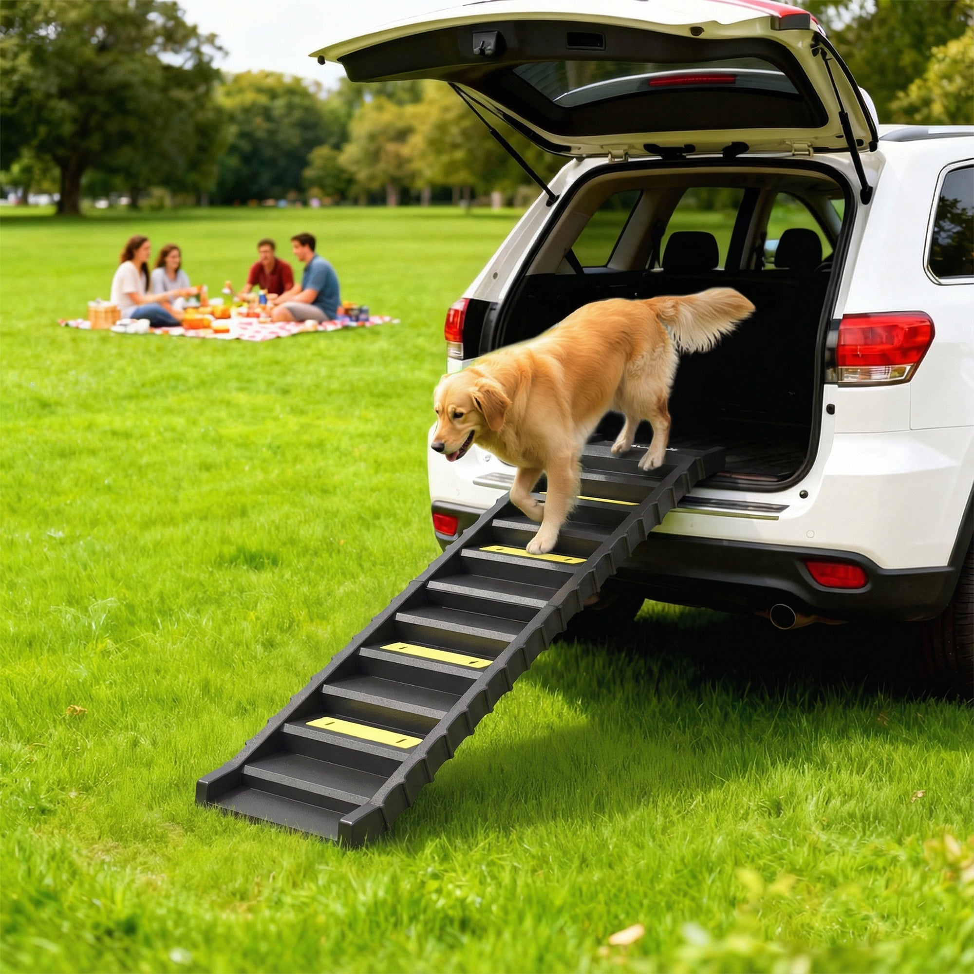 pawhut-rampe-pliable-pour-chien-escalier-10-marches-pour-voiture-suv-et-camion-n image 4