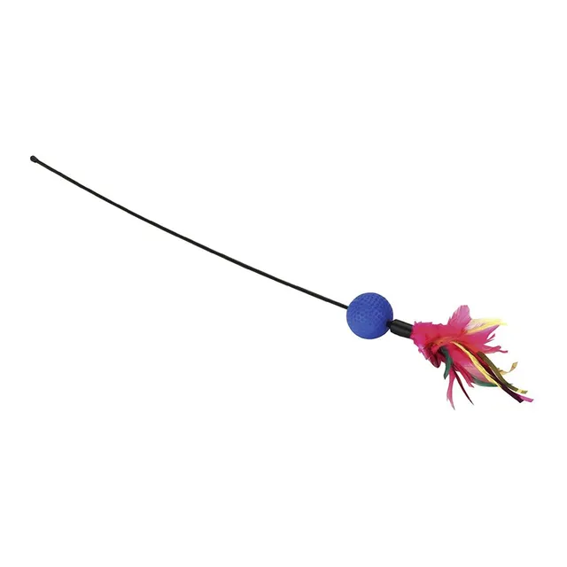 kerbl-plumeau-pour-chat-51-cm-avec-balle-cr-pitante image 1