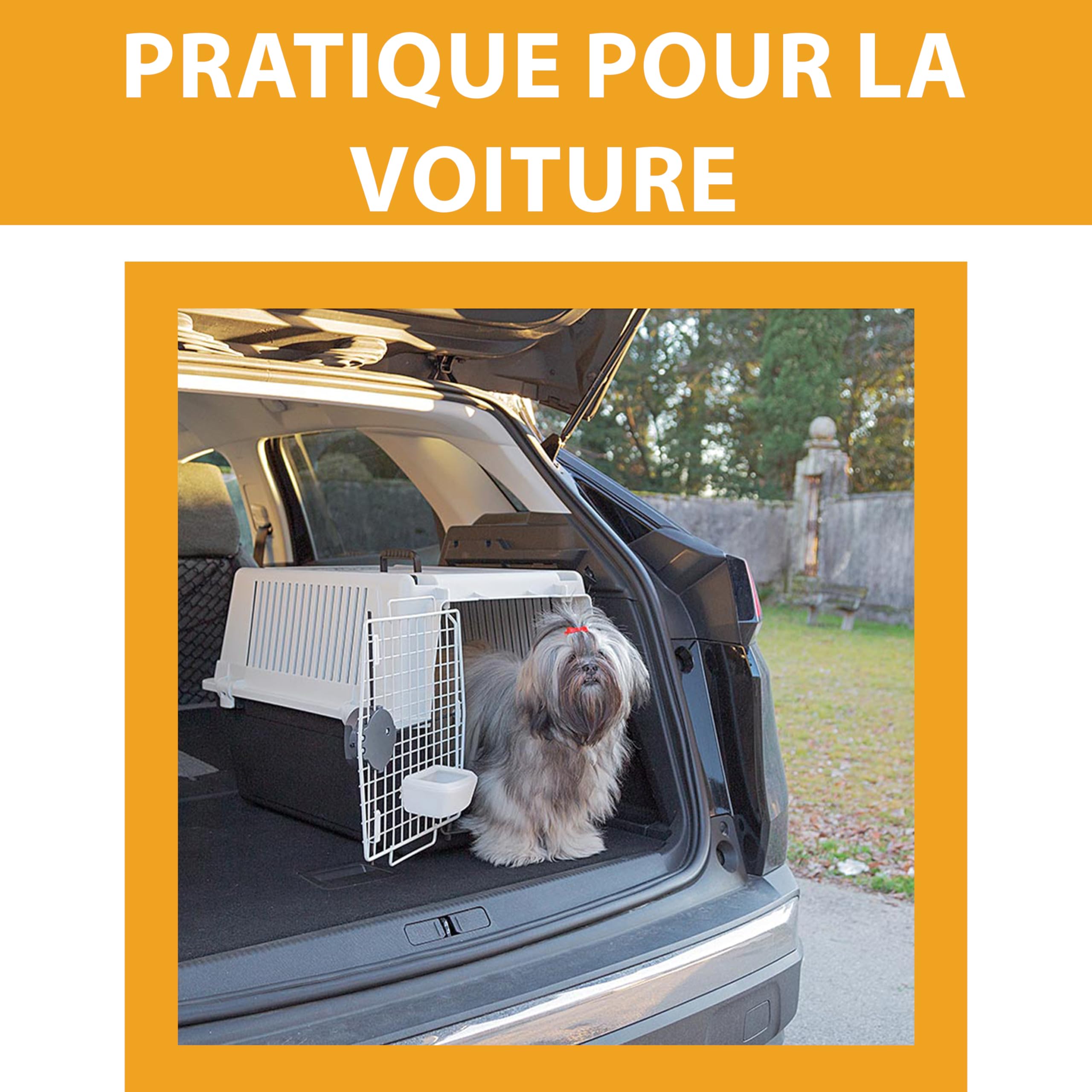 ferplast-atlas-40-caisse-de-transport-chien-moyen-49x68xh45-5-cm-gris image 2