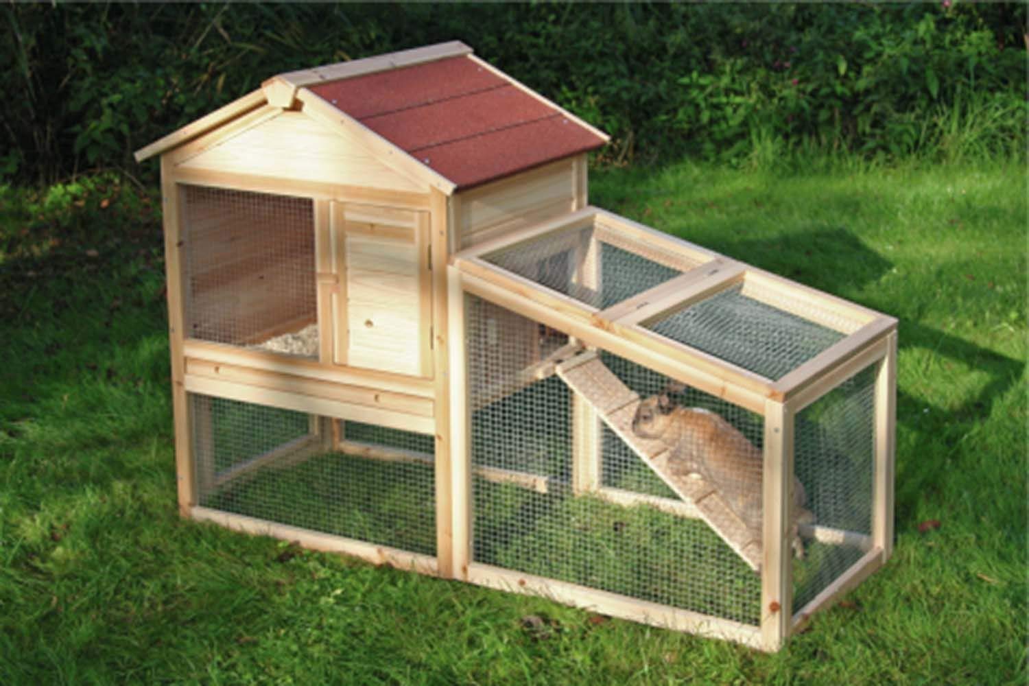 kerbl-freetime-abri-pour-rongeurs-140-x-65-x-100-cm-bois-toit-bitum image 3