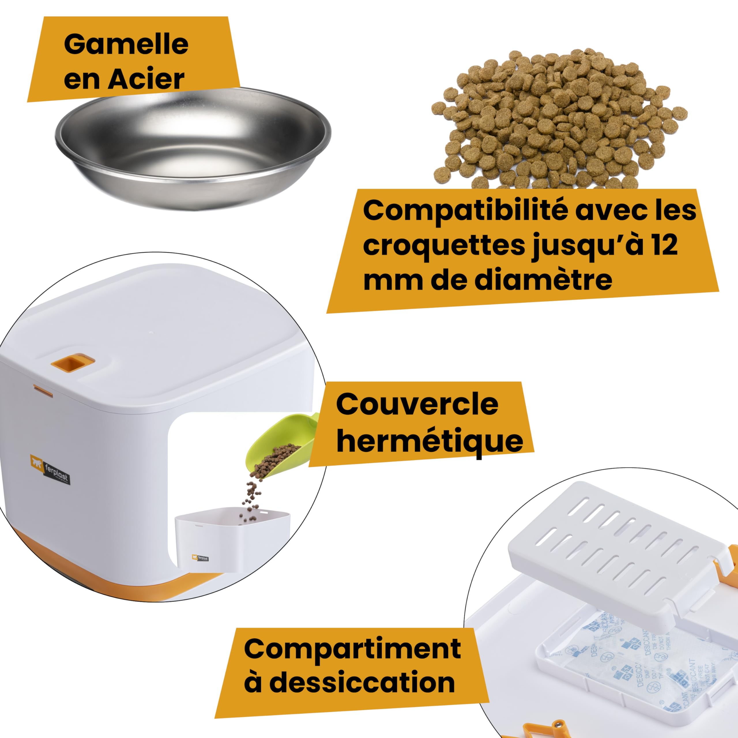 ferplast-risto-pet-smart-distributeur-croquettes-automatique-6-l-avec-cam-ra-app image 5