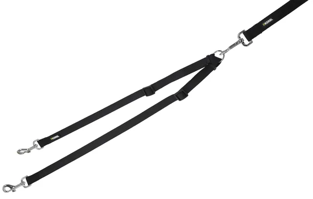 kerbl-miami-laisse-pour-chien-noir-40-70cm-20mm-nylon image 1