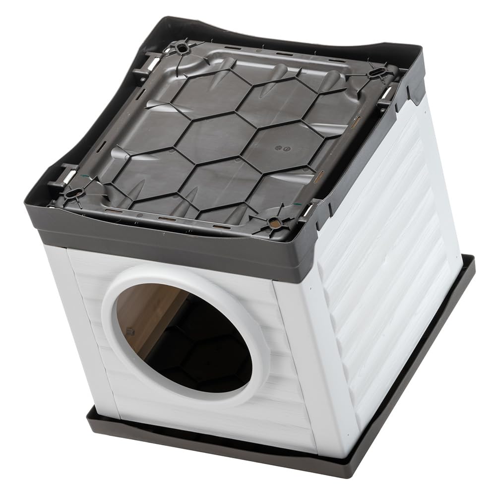 ferplast-petvilla-50-niche-d-ext-rieur-pour-chien-chat-et-lapin-38-5-x-43-x-h-38 image 4