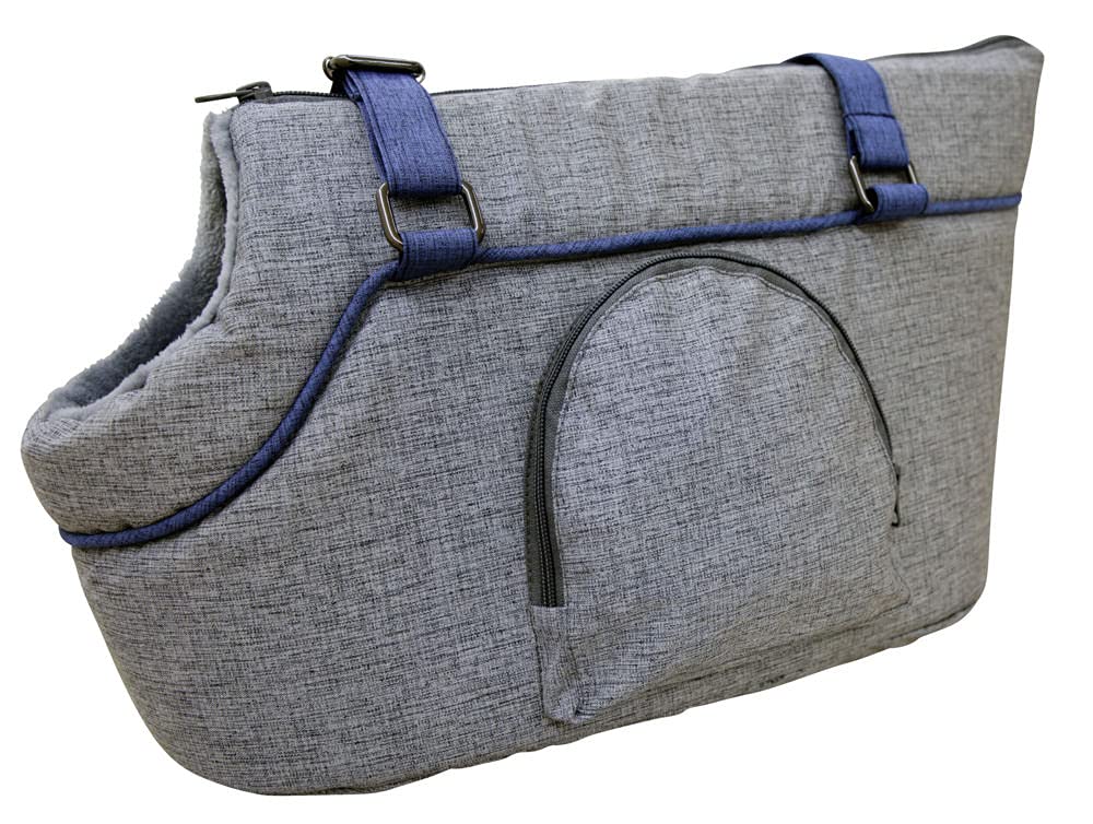 kerbl-sac-de-transport-marie-gris-bleu-40-x-20-x-21-cm image 1
