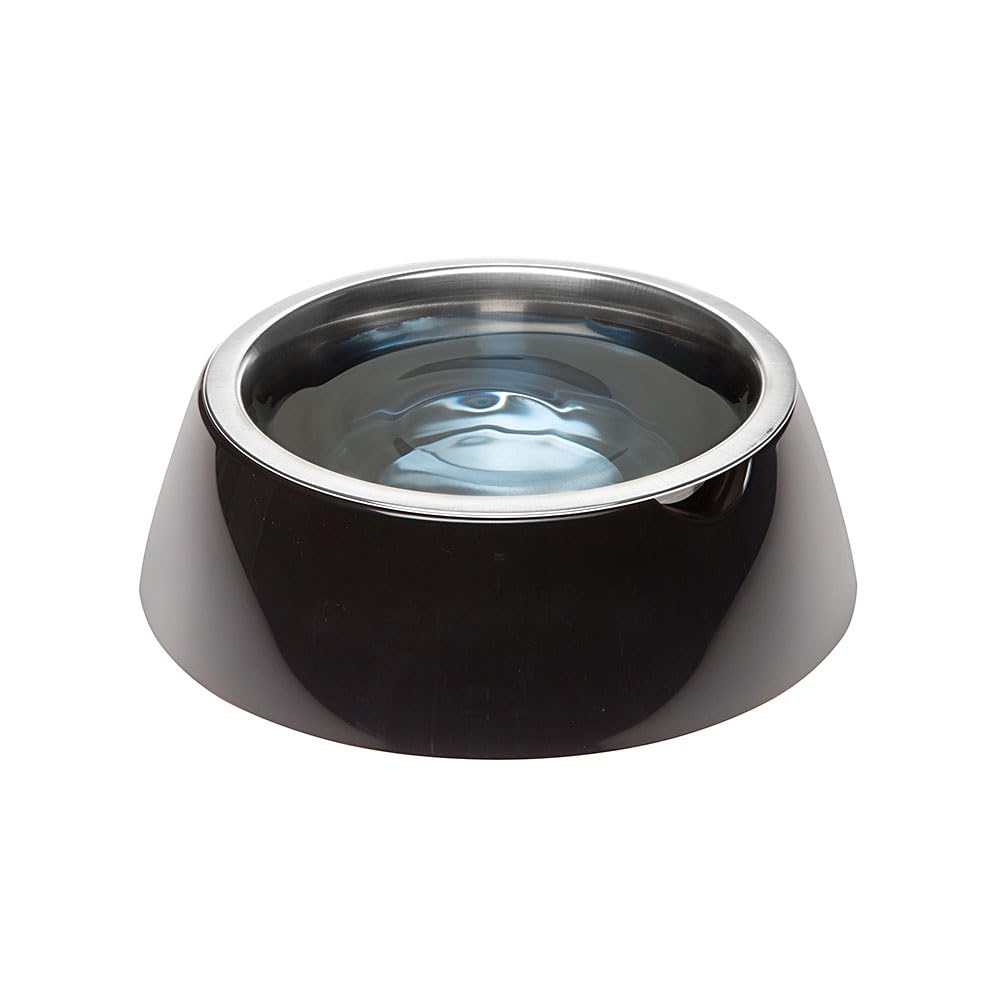 ferplast-jolie-petite-gamelle-chien-chat-inox-0-5-l-support-plastique-noir-antid image 3