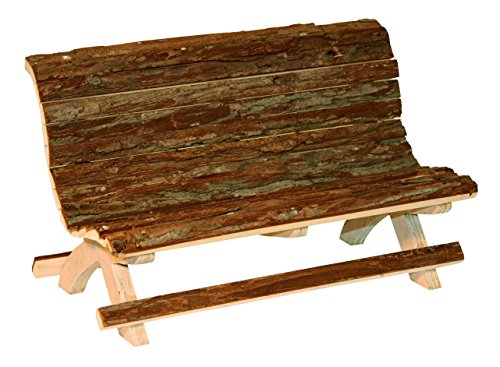 kerbl-pet-banc-pour-rongeur-nature-bois-massif-30x15x18-cm image 2