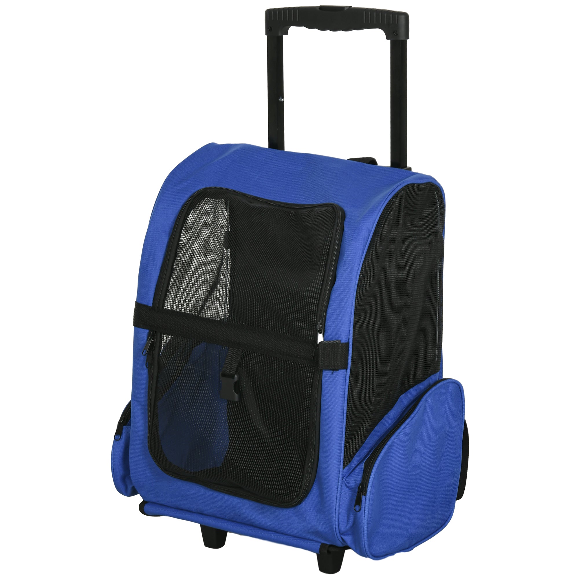 pawhut-sac-dos-transport-animaux-trolley-42x25x55-cm-bleu image 2